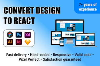 convert figma to react responsive