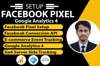 setup facebook pixel in shopify wordpress wix and custom site, conversion API
