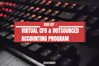 be your virtual cfo and do financial accounting