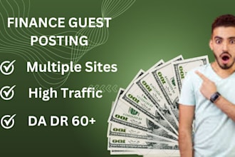 publish a guest post on a quality finance blog