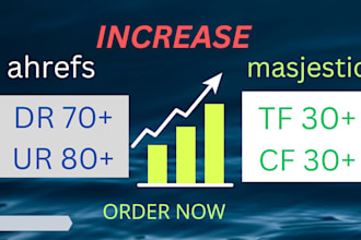 increase DR 70 plus, ur 80, plus  tf 30 plus ,  cf 30 plus