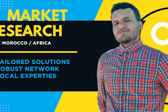 do a market research and product sourcing in morocco and north africa