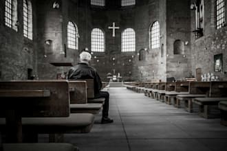 design church website for  faithful christians on wordpress