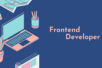 be your frontend web developer using HTML,CSS, bootstrap,js