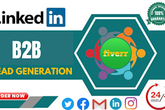 build b2b linkedin lead generation targeted business prospect contact email list
