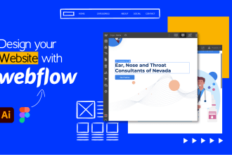 design, redesign or fix webflow website