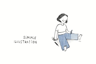 draw a simple illustration for your book