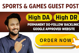 do sports backlink and games guest post on high da uk, usa sports blog