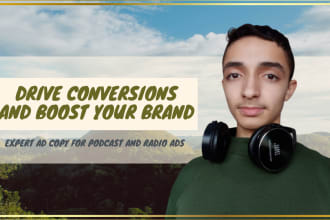 craft captivating ad copy for your podcast or radio ads