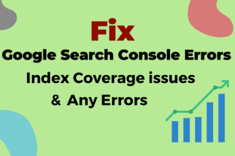 fix google search console index coverage issues  404 errors 301 redirect