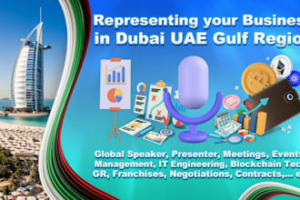 represent your business in dubai uae gulf region manage establish lowest cost