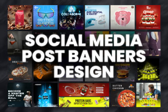 design social media post covers for facebook tiktok youtube