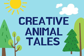 write interesting animal tales story with free gift