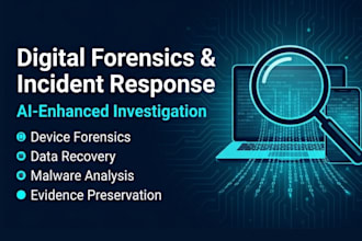 do digital forensics and incident response on your devices and systems