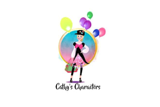 unique doll logo design in 24 hours