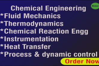 do chemical engineering projects, assignments, tasks