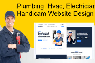 make a wordpress website for plumber,electrician in 24 hours