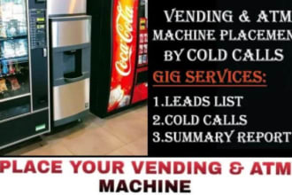 cold calling for vending and atm machine placement location