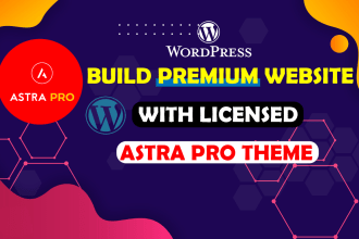 design amazing wordpress website by astra pro theme