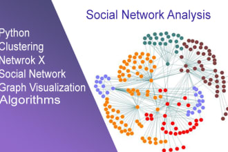 do analysis of social networks in gephi and python