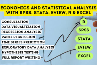 help in data analysis using spss, stata, and eviews