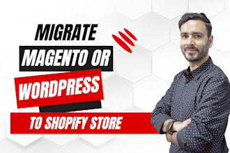 migrate and integrate your existing site to shopify