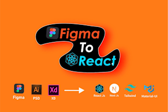do figma,xd,psd to react js and next js with typescript
