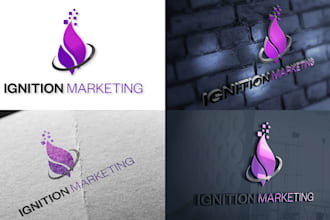create premium social media and marketing logo
