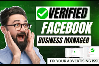 fix or create facebook business manager and ad account