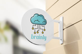 design a 3d minimalist geometric logo for your business or brand