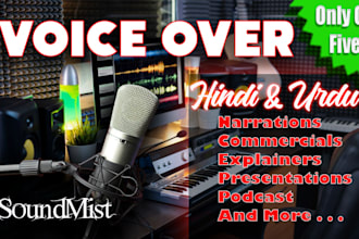 do voice over in hindi and urdu