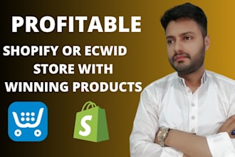create profitable shopify website with top trending and winning products