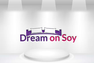make awesome foam and bedding company logo design