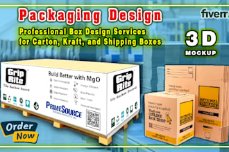 professional box design services for carton, kraft, and shipping boxes