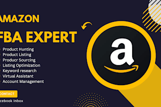 quickly provide amazon fba virtual assistant service