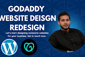 do godaddy website redesign, godaddy website design, godaddy landing page