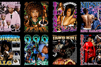 design vintage bootleg tshirt of any celebrities