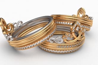 give you a special 3d ring design