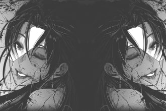 draw an illustration in manga style