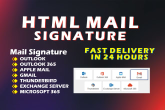 make clickable HTML mail signature