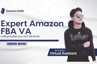 be your amazon virtual assistant, expert amazon fba virtual assistant