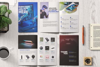do magazine design catalog, magazine layout or cover for you
