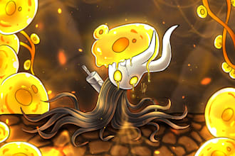 draw character and creatures from game etc
