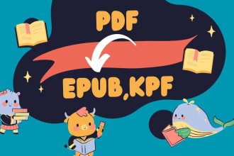 convert PDF to epub and amazon kpf amazon kindle KDP