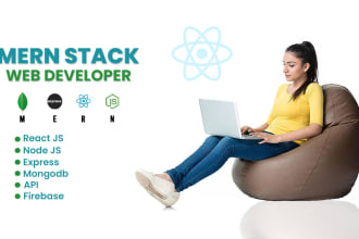 be your expert mern stack web developer react js, node js
