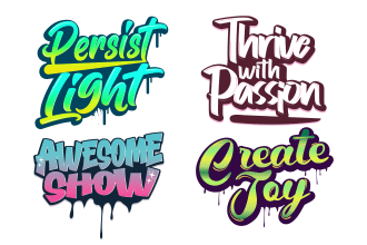 do creative graffiti design and typography t shirt