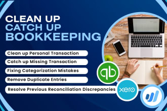 do clean up and catch up bookkeeping in quickbooks xero wave