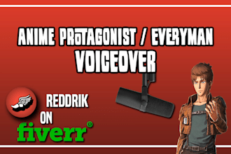 voice act an anime protagonist or side character in my natural voice