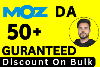 increase domain authority moz da 50 plus guaranteed moz da pa boost