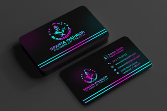 do modern, minimalist, luxury business card and logo design